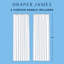 Paire de rideaux avec passe-tringle DRAPER James-130240232
