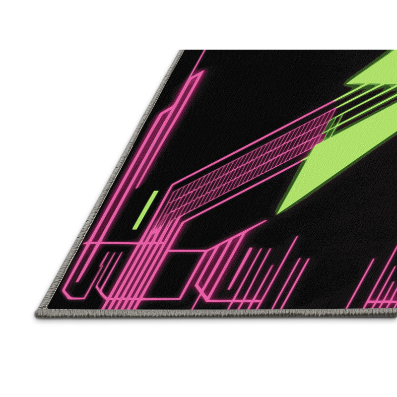 Glowstorm Rug, Square 3'