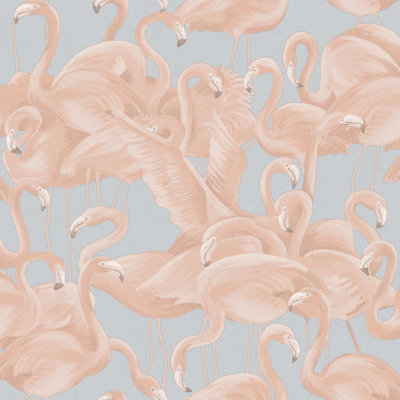 Papier peint adhésif Flamingo
