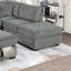 Canapé modulaire en velours côtelé-896508869