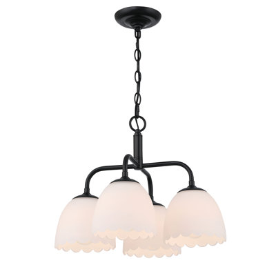  Luminaire suspendu 4 lumières Dorinda