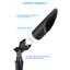Aluminum Landscape Spotlight With An Mr16 Bulb, Max 50w Gu5.3 Base, 12v Ac/dc Low Voltage, Black