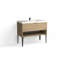 Modo 42" W Freestanding Single Bathroom Vanity with Dean Leg-750783238-780351510-780351532
