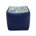 Similicuir laurier bleu marine