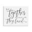Ensemble de plaques murales Together A Life qu'ils ont adoré, design par Lux + Me Designs