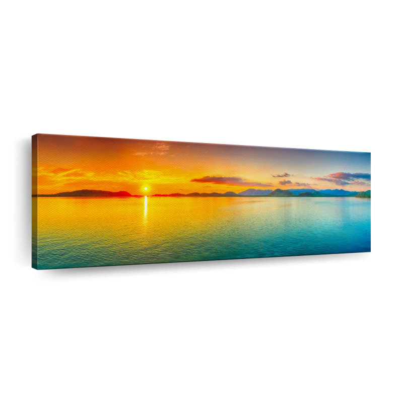 Landscape Beach Canvas Print, 16" H x 48" W x 1.25" D
