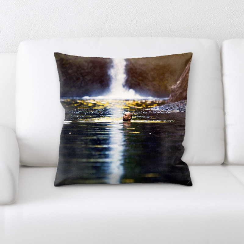 Waterfall Microsuede Reversible Throw Pillow