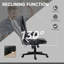 Fauteuil de massage chauffant à haut dossier, fauteuil chauffant, noir