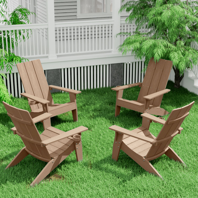 Yeagertown Outdoor Adirondack Chair, Teak