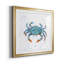 Crabe bleu pétillant - peinture encadrée-1388747233-1388747238