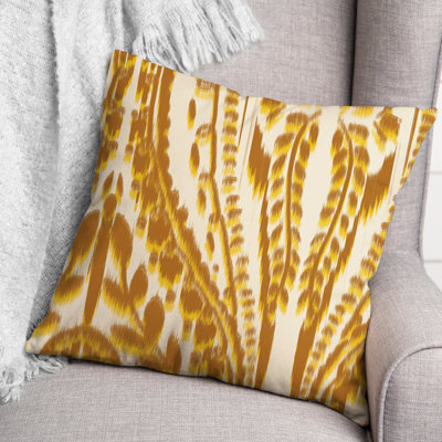 Floral Outdoor Reversible Throw Pillow