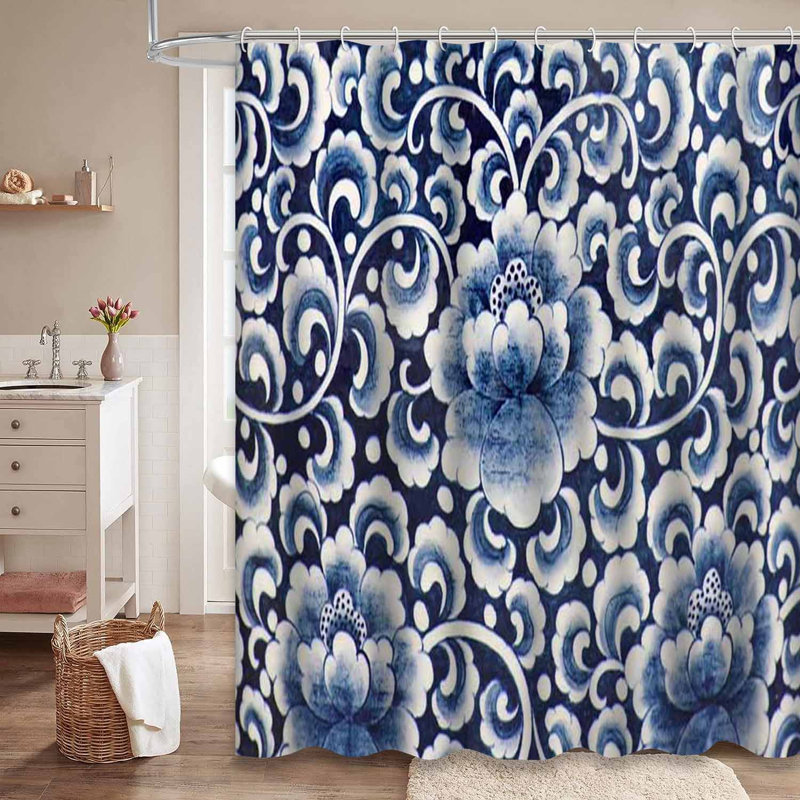 Rideau de douche Blue Art, L 72 po x l 72 po