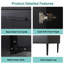 Ensemble de meuble-lavabo simple moderne 30 po noir