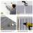 8pcs x 45.67" x 23.6" Acoustic Wall Panels – 0.7" Thick High-Density Polyester Fiber Soundproof Panels for Wall & Ceiling,  59.88 Sq. Ft. Coverage-120189841-120189842