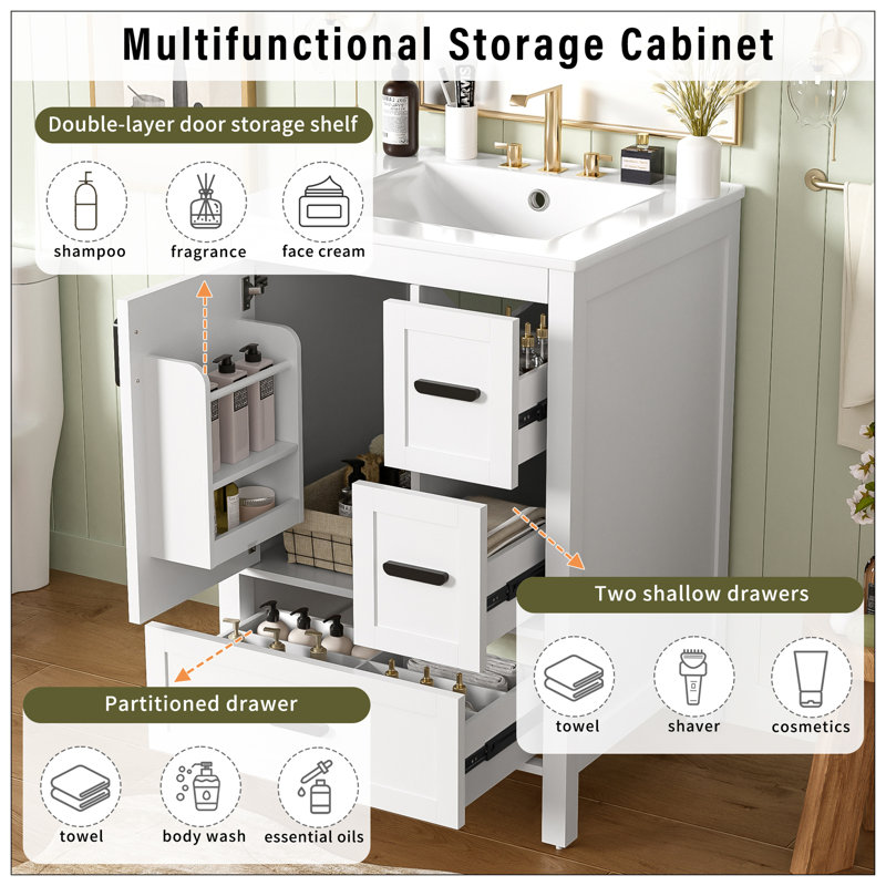 Vanities For Bathroom, White
