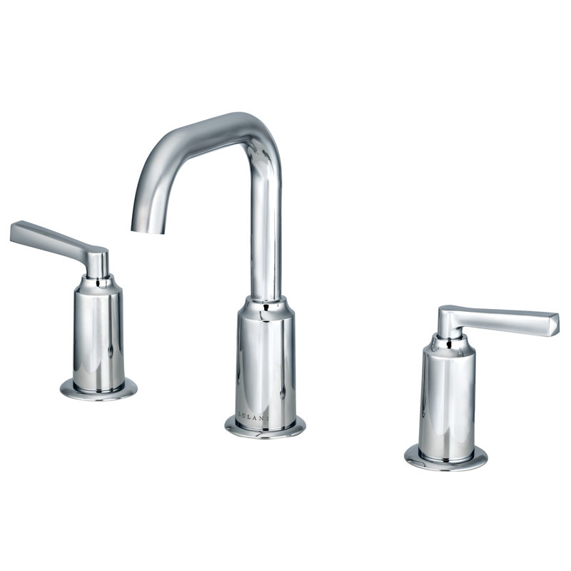 Lulani St. Lucia Widespread Bathroom Faucet with Drain Assembly, Chrome