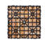 Paquet de 10 tuiles de pont en bois massif 11,4 po x 11,6 po Camphor