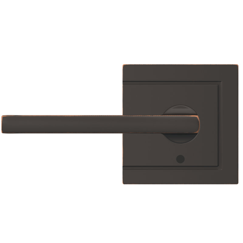 Custom Latitude Non-Turning Lever with Upland Trim, Aged Bronze