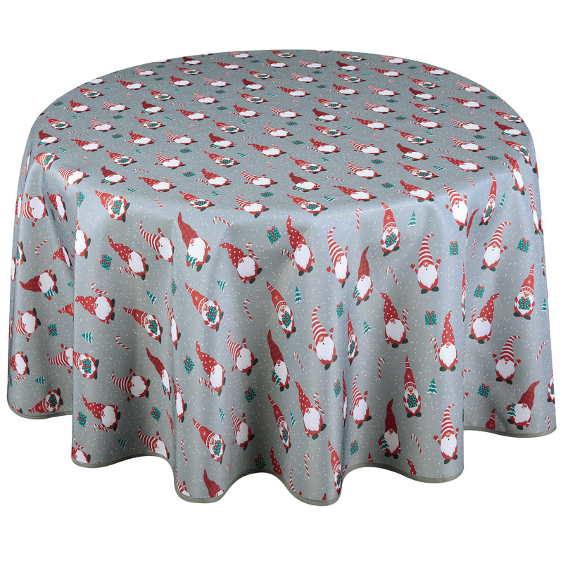 Nappe Holiday, Gris, 70'' Round