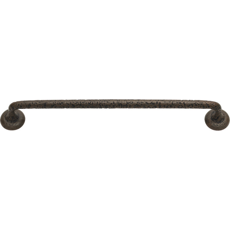 Olde World 5 1/16" Center to Center Bar Pull, 7 9/16", Rust