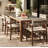 Cava 78.5" Teak & Sintered Stone Outdoor Dining Table-734108785