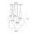 Bubbles 26" 5-Light Cluster Chandelier-539122245-539122244