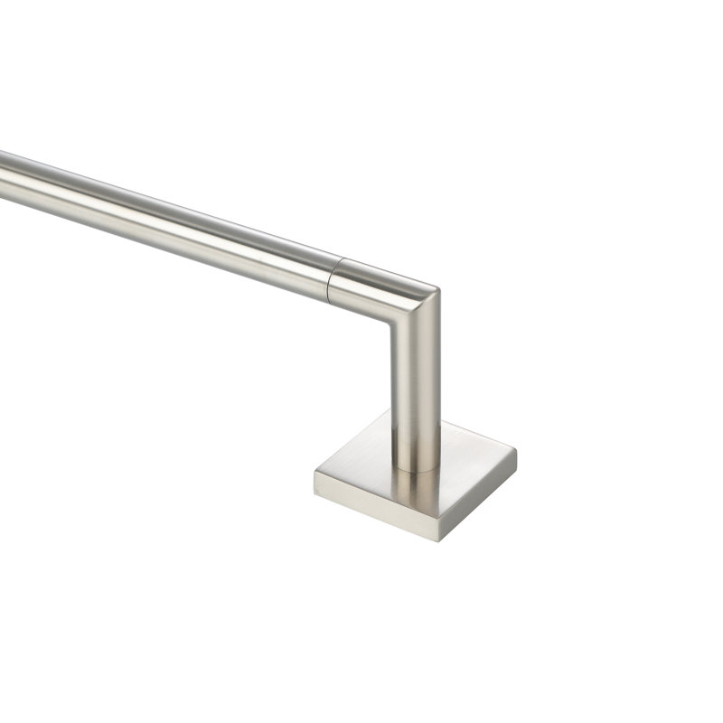Rapture - Porte-serviettes simple, H 2,87 po x l 19,8 po x P 2,87 po, Nickel satiné