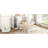 Queen Size Murphy Bed With Shelves, Drawers And Usb Ports,White