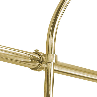 Attaches / Raccords avec entretoise de douche et laiton massif par Strom Living