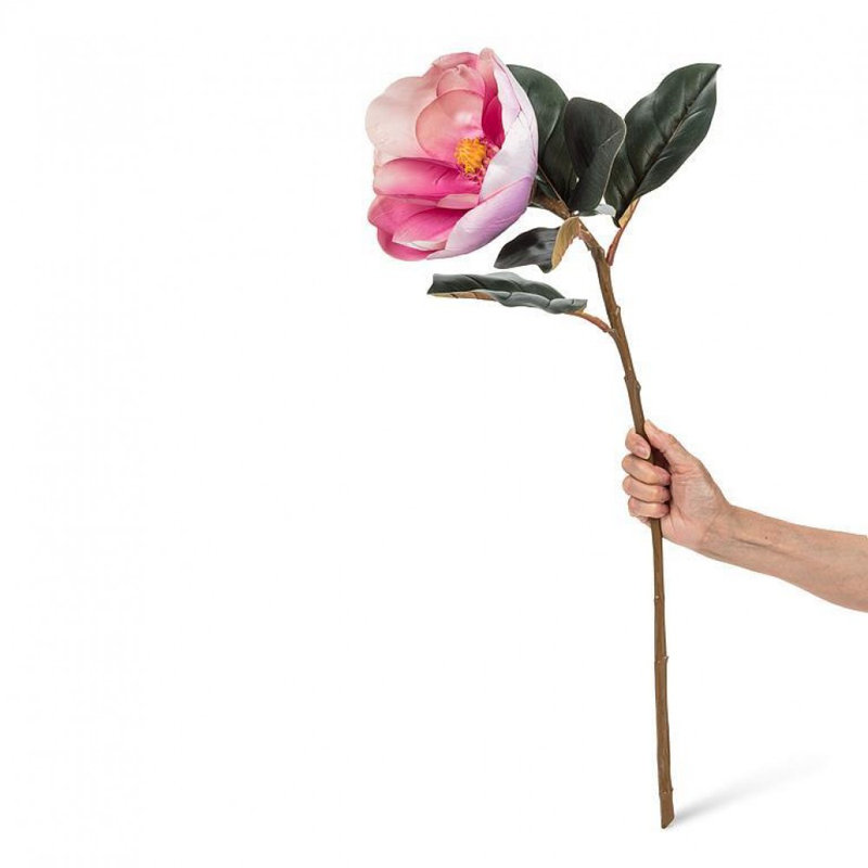 Grande fleur artificielle Magnolia, Rose