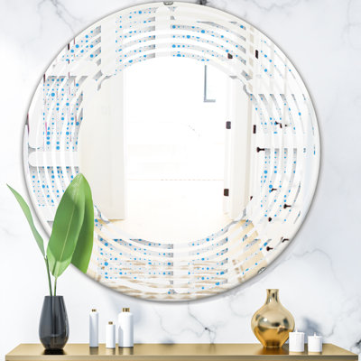 Miroir mural Whirl Triangular Design II