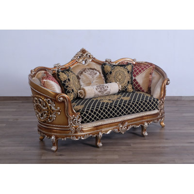 Saint Germain Upholstered 84'' Loveseat