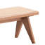 Banc en rotin et finition naturelle Velentina