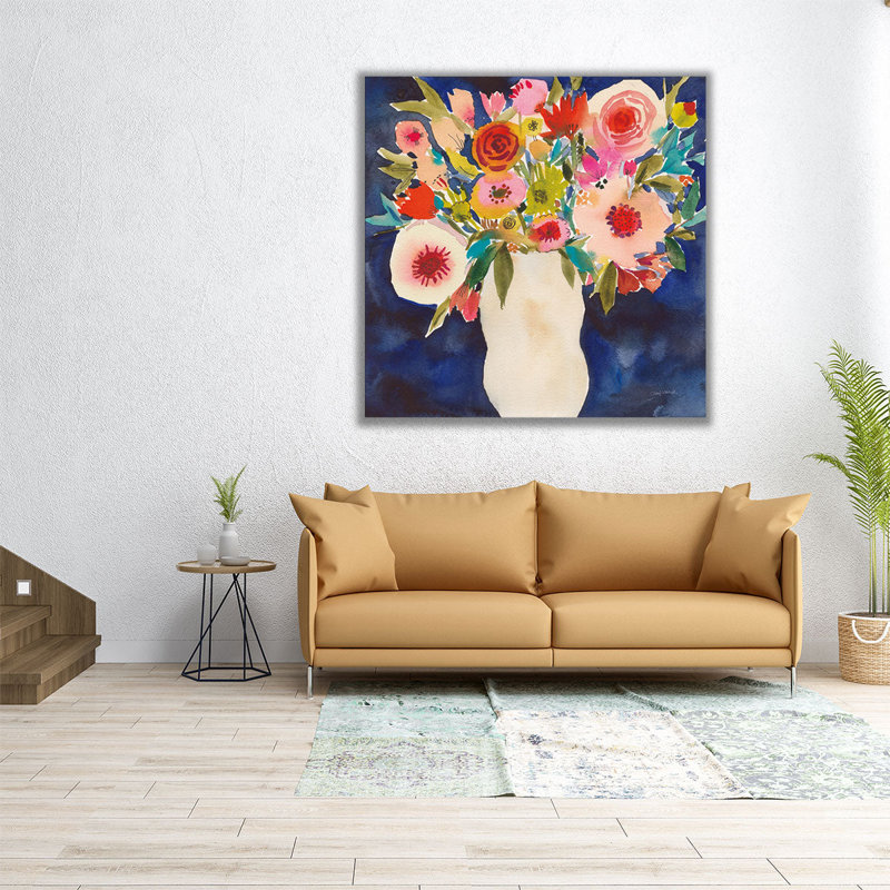 Floral Beauty I - Canvas Print Wall Art, 30" H x 30" W