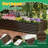 Galvanized Raised Garden Bed, Outdoor Planter Garden Boxes Large Metal Planter Box For Gardening Vegetables Fruits Flowers-821661338-821661341