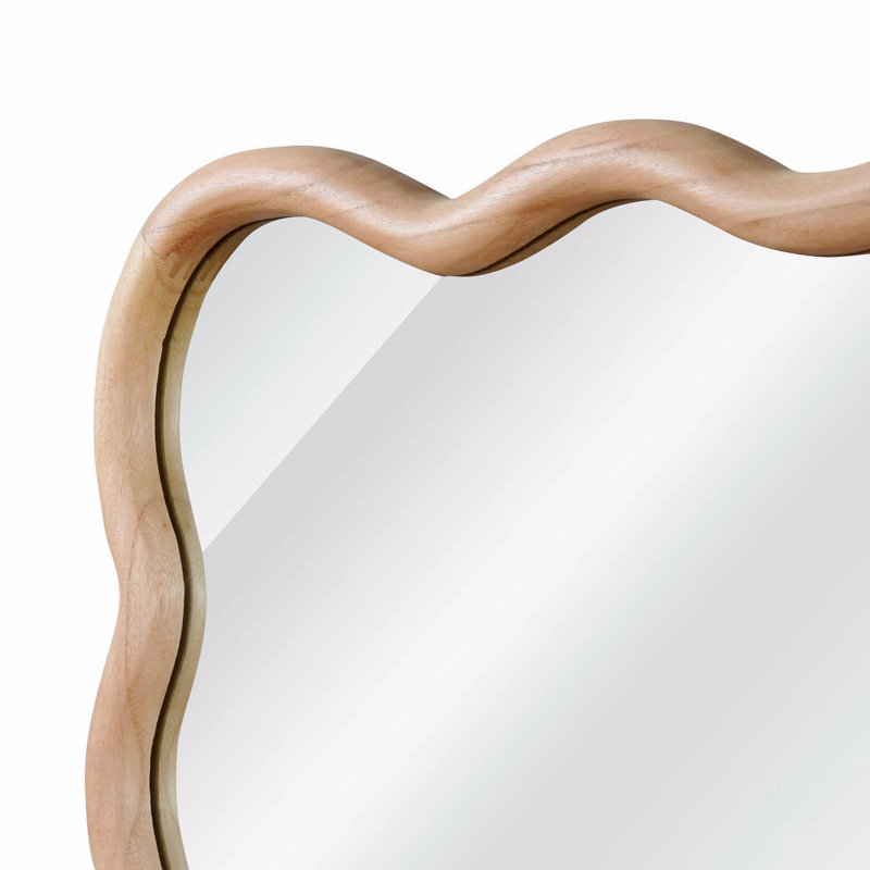 Miroir rectangulaire, Marron clair, 40 po x 30 po