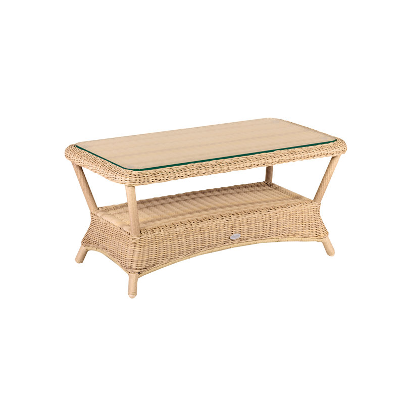 Modern Rattan Coffee Table, 4 Seasons