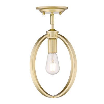 Plafonnier semi-encastré 1 lumière 10,88 po Petitt
