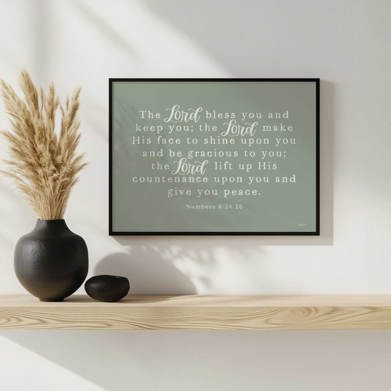 The Blessing by Imperfect Dust Art Print, 16 W x 12 H, Black, Framed Print