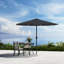 300cm Large Solar Powered LED Patio Umbrella for Outdoor Garden Patio without Base-1684511765