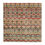 One-of-a-Kind 4'11" X 5'1" Hand Knotted Area Rug