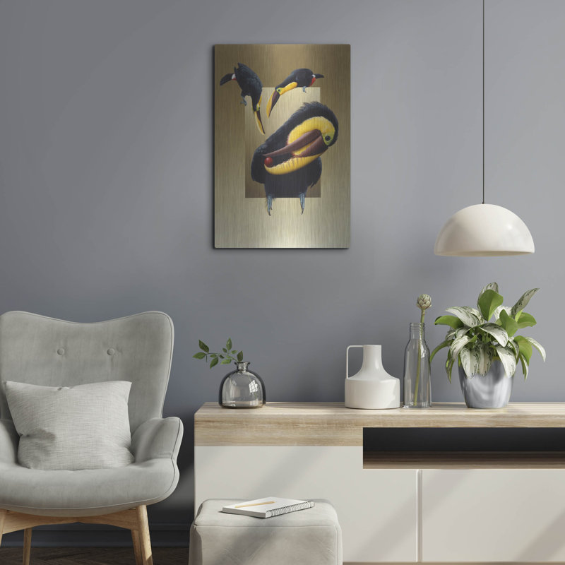 Luxe Toucans «Chestnut-Mandibled Toucans» par Har, H 24 po x l 16 po