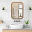 Miroir mural avec rangement