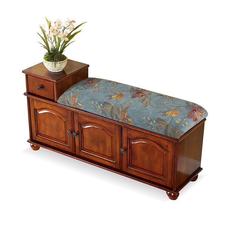 Banc de rangement rembourré pour chaussures, Couleur de l'image
