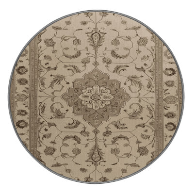 Machine Washable Tabriz Gray Area Rug