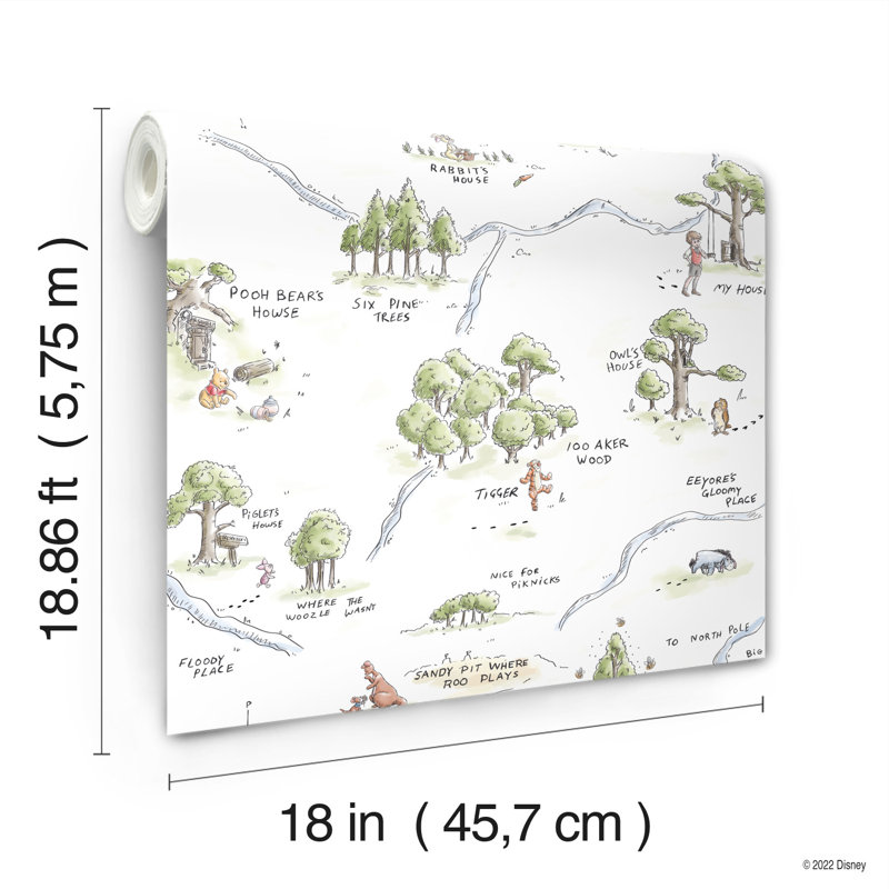 Room Mates 18.86' L x 18" W Peel and Stick Wallpaper Roll | Wayfair