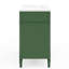 Meuble-lavabo de 36 po avec lavabo supérieur, meuble-lavabo moderne avec 2 tiroirs et tiroir escamotable, meuble-lavabo simple-102299669