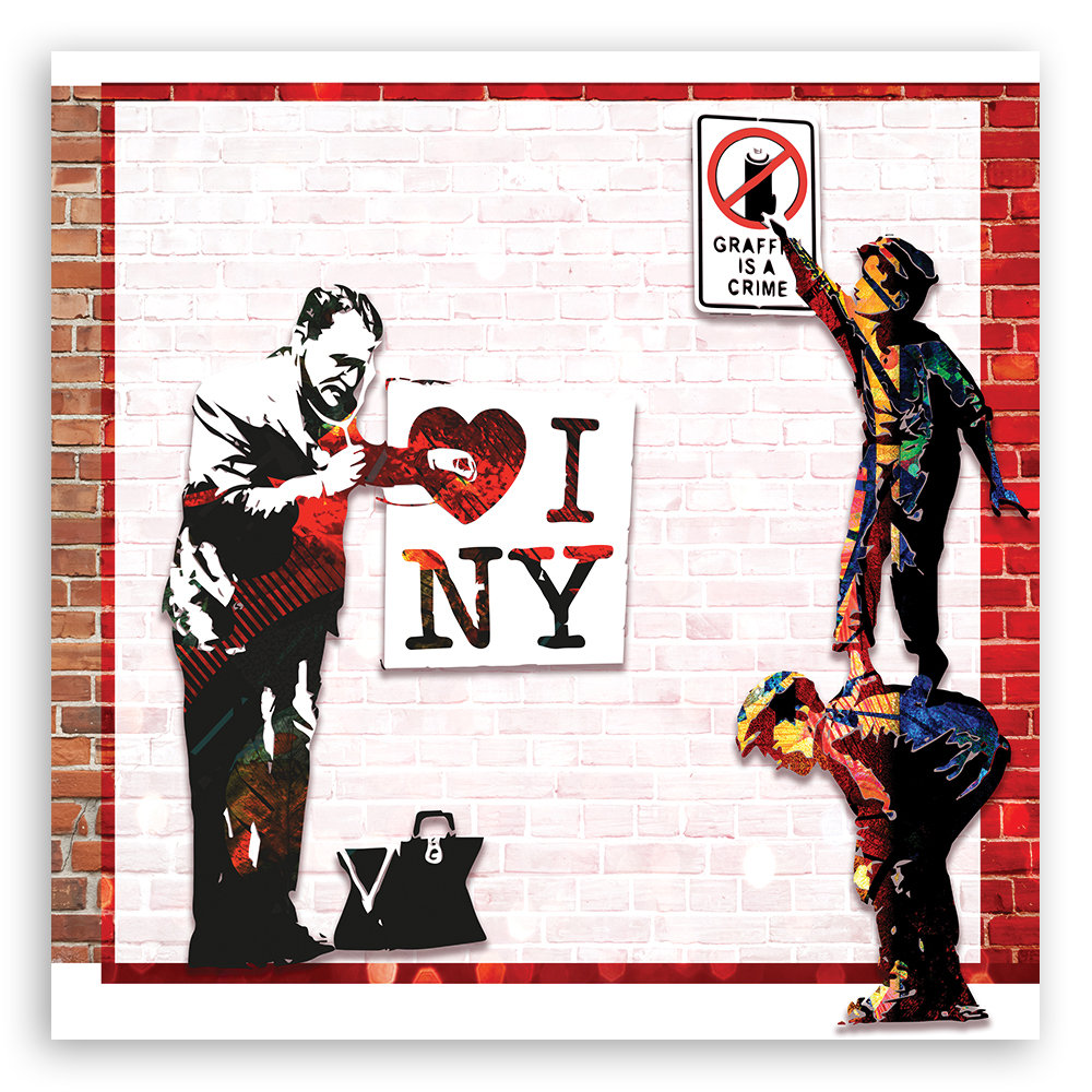 Bild, Banksy und Love New York