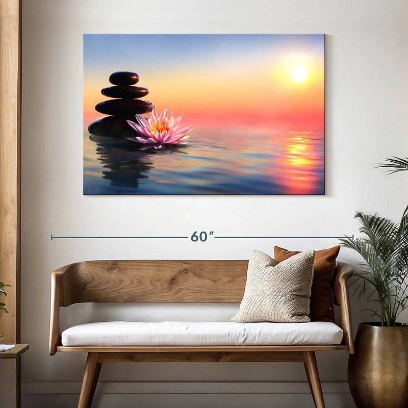 Coucher de soleil zen Kerrick, H 32 po x l 48 po