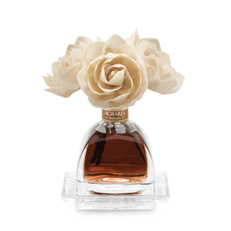 Balsam Bliss 7.4 oz Home Fragrance Diffuser with Sola Flowers